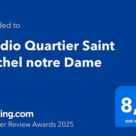 Studio Quartier Saint Michel Notre Dame Free Netflix Paříž Exteriér fotografie